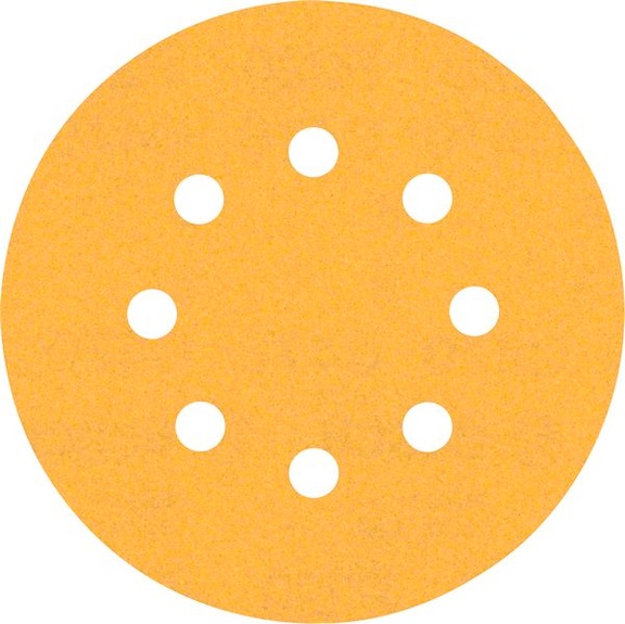 BOSCH C470 Sandpaper with 8 holes 125 mm K 220 50-piece 2608901121 - Abrasive tool made of abrasive on backing