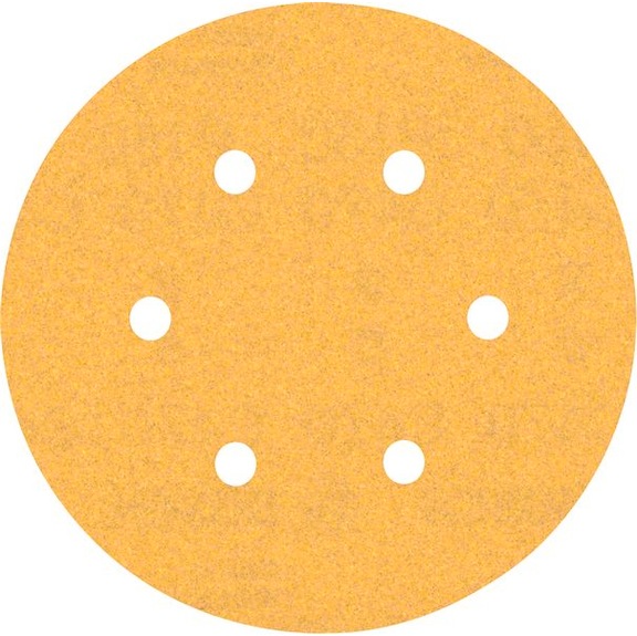 BOSCH C470 Sandpaper with 6 holes 150 mm K 150 50-piece 2608901122 - Abrasive tool made of abrasive on backing
