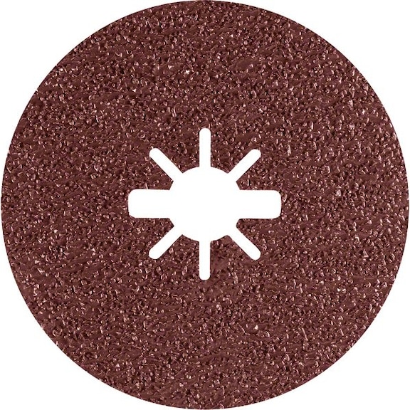 BOSCH R781 Prisma Ceramic fiber disc 125 mm 22.23 mm K 36 5-piece 2608621782 - Fiber sanding disc