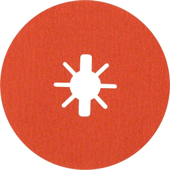 BOSCH R782 Prisma Ceramic fiber disc 125 mm 22.23 mm K 80 5-piece 2608621810 - Fiber sanding disc
