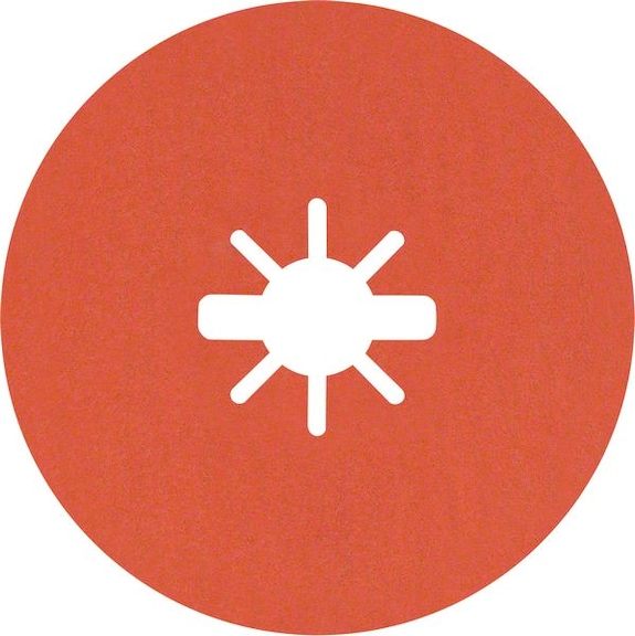 BOSCH R782 Prisma Ceramic fiber disc 115 mm 22.23 mm K 60 25 pcs. 2608621821 - Fiber sanding disc