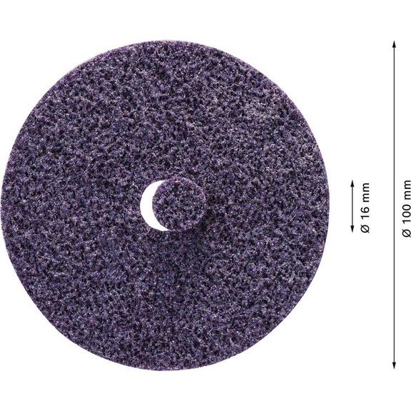 BOSCH N477 SCM disk100x16 mm extra coarse 25-piece 2608901260 - Abrasive tool made of abrasive on backing
