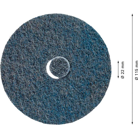 BOSCH N477 SCM washer115x22 mm very fine 25-piece 2608901267 - Abrasive tool made of abrasive on backing