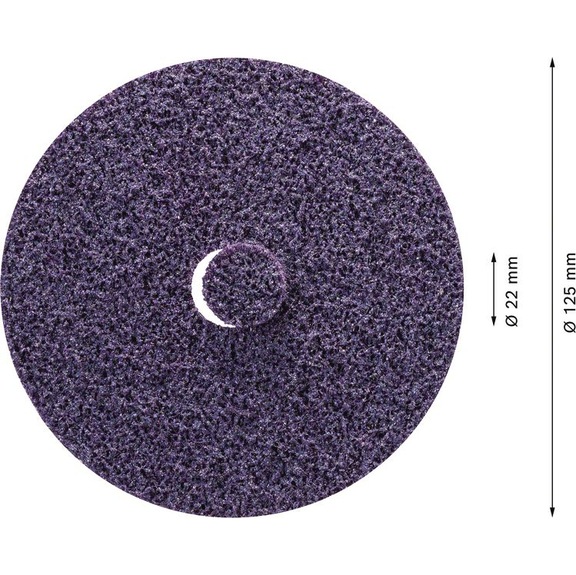 BOSCH N477 SCM Washer125x22 mm extra coarse 25-piece 2608901268 - Abrasive tool made of abrasive on backing