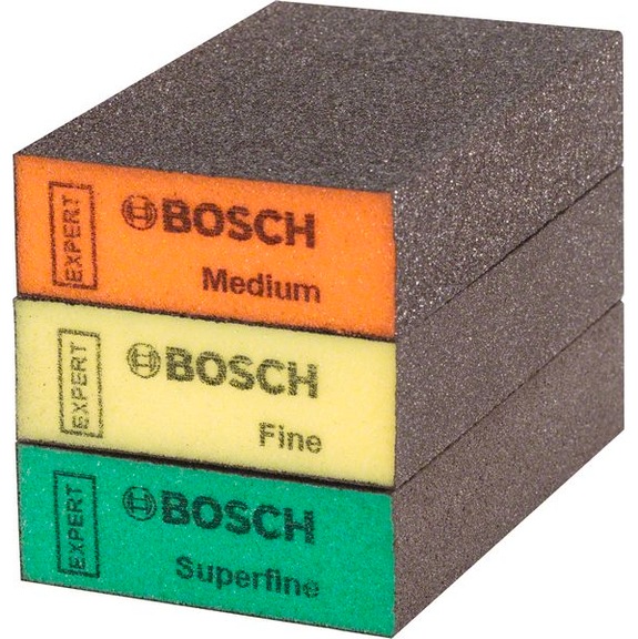 BOSCH EXPERT S471 Standard block 69x97x26 mm M F SF 3-piece 2608901175 - Abrasives, grinding tools (other)