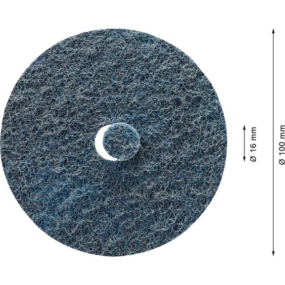 BOSCH N477 SCM Washer 100x16 mm very fine 25-piece 2608901263 - Abrasive tool made of abrasive on backing