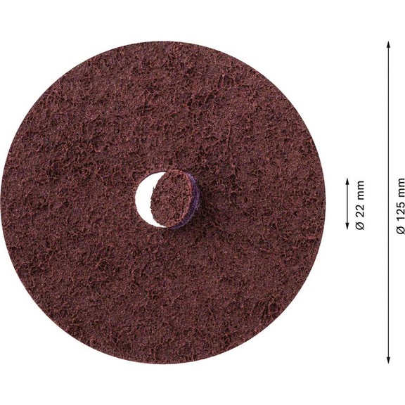 BOSCH EXPERT N477 SCM Washer 125x22 mm medium 25-piece 2608901270 - Abrasive tool made of abrasive on backing