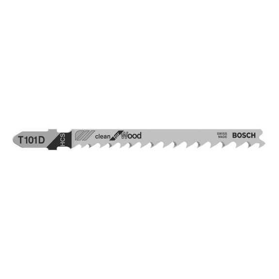 BOSCH Jigsaw blade T 101 D Clean for Wood 3-pack 2608630558 - Saw blade for jigsaw