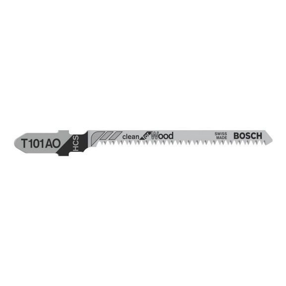 BOSCH Jigsaw blade T 101 AO Clean for Wood 3-pack 2608630559 - Saw blade for jigsaw