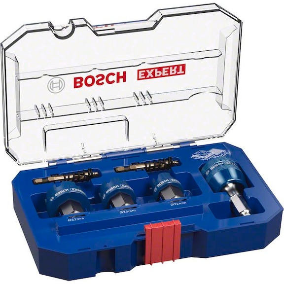 BOSCH EXPERT Sheet Metal hole saw set 22/25/32 × 5 mm 2608900502 - Hole saw set