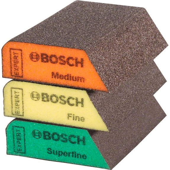 BOSCH EXPERT Flex S473 foam sanding pad 98x120x13 mm medium 2608621924 - Abrasive tool made of abrasive on backing