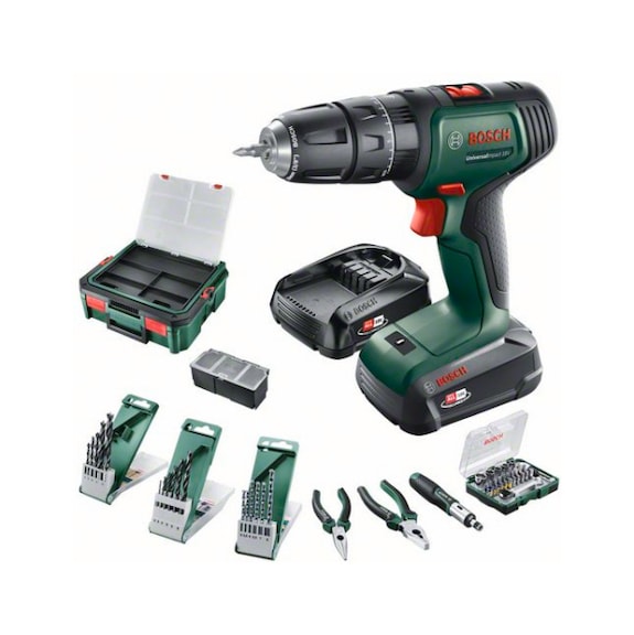 BOSCH Cordless drill driver 18V 1xBattery PBA 18V 1.5Ah SystemBox 06039D4108 - Impact drill (cordless)