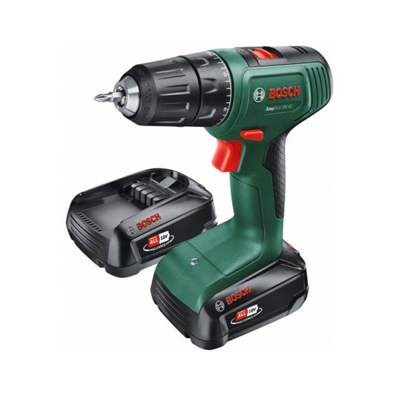 BOSCH EasyDrill 18V-40 cordless drill driver 2 x PBA 18V 2.0Ah rechargeable battery 06039D8005 - Drill driver (cordless)