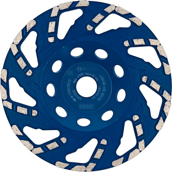 BOSCH Concrete Diamanttopfscheibe 180&nbsp;x 22,23&nbsp;x 4,5&nbsp;mm 2608901479 - Schleifwerkzeug aus Schleifmittel auf Unterlage