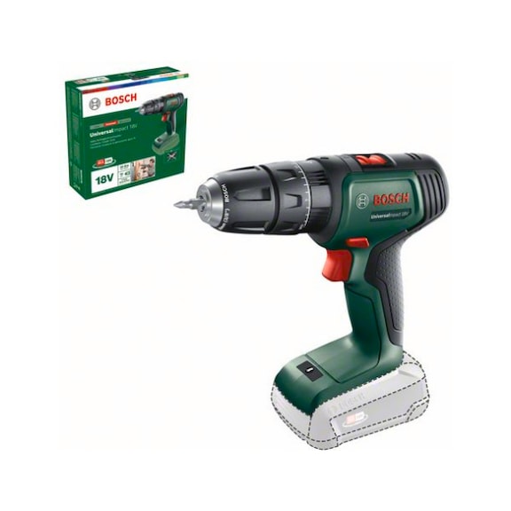BOSCH Cordless drill UniversalImpact 18V without battery pack 06039D4100 - Impact drill (cordless)