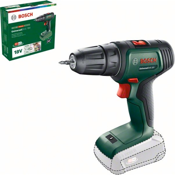 BOSCH Cordless drill UniversalDrill 18V without battery pack 06039D4000 - Drill driver (cordless)