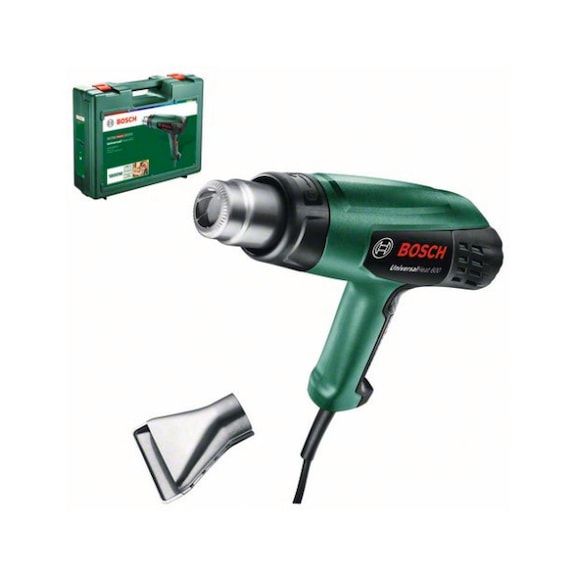 BOSCH Hot air gun UniversalHeat 600 with case 06032A6101 - Hot air blower (electric)