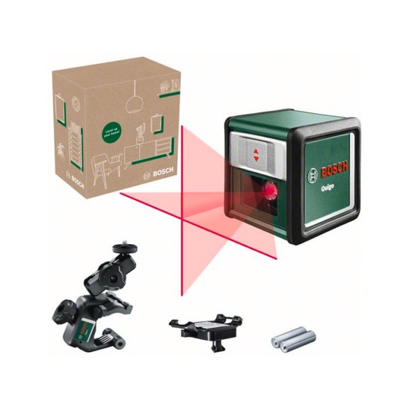 BOSCH Kreuzlinien-Laser Quigo eCommerce-Karton 06036635Z0 - Laser-Nivellier