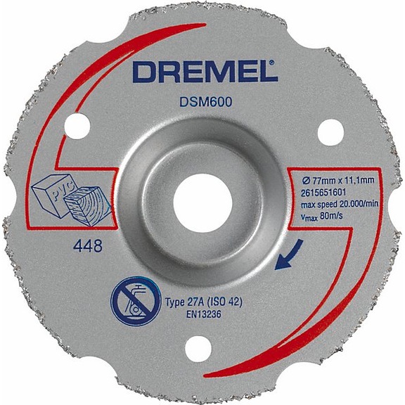 DREMEL DSM20 Multi-purpose carbide cutting blade DSM600 2615S600JB - Power tool parts
