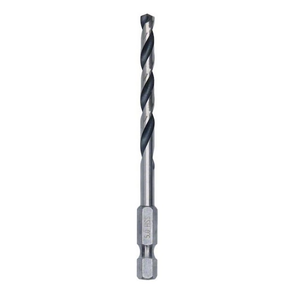 BOSCH HSS PointTeQ hexagon drill bit 5.0 mm 10-pack 2608577545 - Solid drill bits (non-detachable cutting edges)