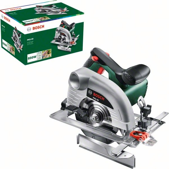 BOSCH Circular saw PKS 40 with circular saw blade Optiline Wood 06033C5000 - Circular saw (electric)