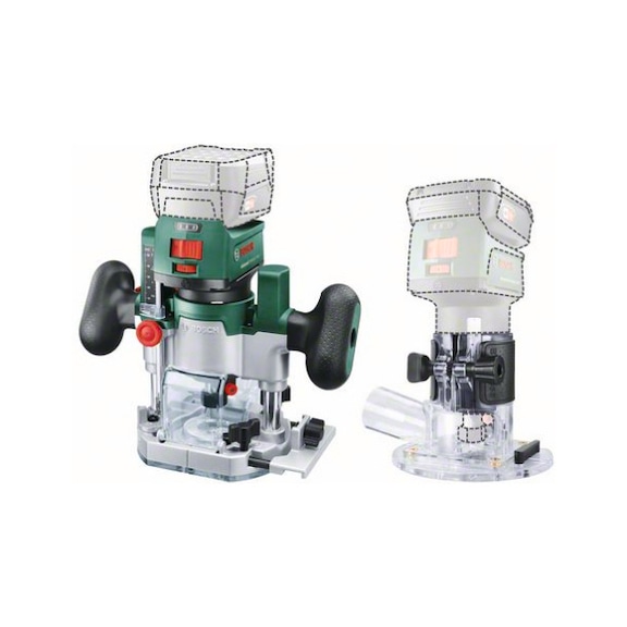 BOSCH Akku-Fräse Router Combi Set 06039D5002 - Oberfräse (elektrisch)