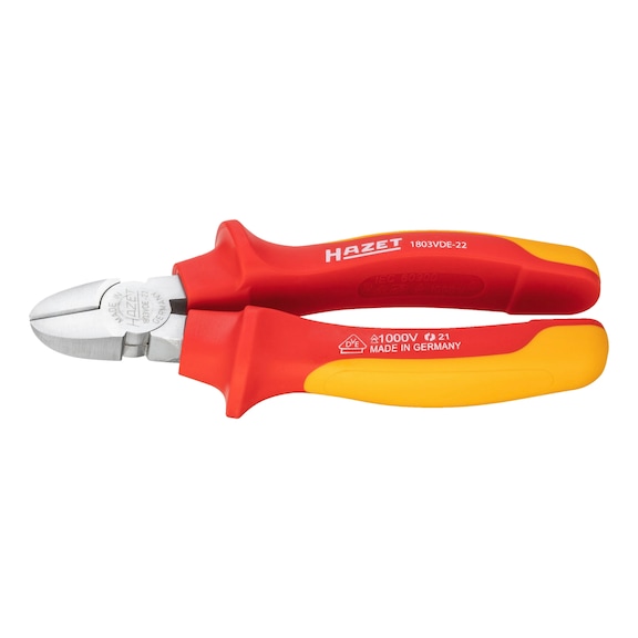 HAZET Side cutting pliers with protective insulation 1803VDE-22 - Side cutter
