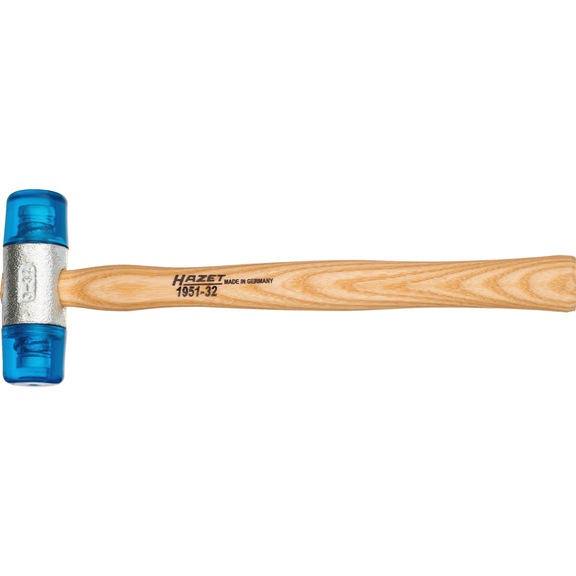 HAZET Kunststoff-Schonhammer rückschlagarm 1951-32 32 mm - Schonhammer