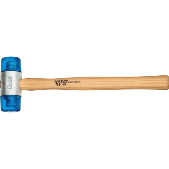 HAZET Kunststoff-Schonhammer rückschlagarm 1951-40 40 mm - Schonhammer