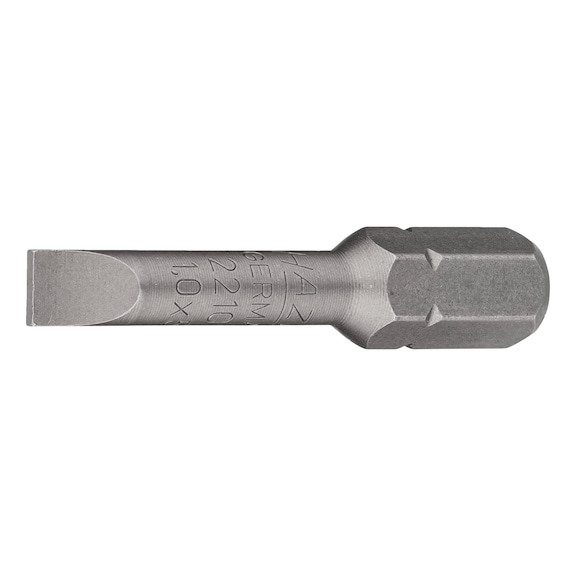 HAZET bit 2210-9 Hexagon 5/16 inch (8 mm) slotted profile 1 x 5.5 mm - Bit for slotted screws