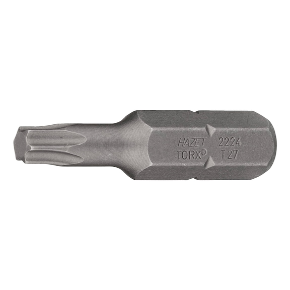 HAZET Bit 2224-T27 Sechskant 5/16 Zoll (8 mm) Innen TX Profil T27 - Bit für Innensechsrundschrauben