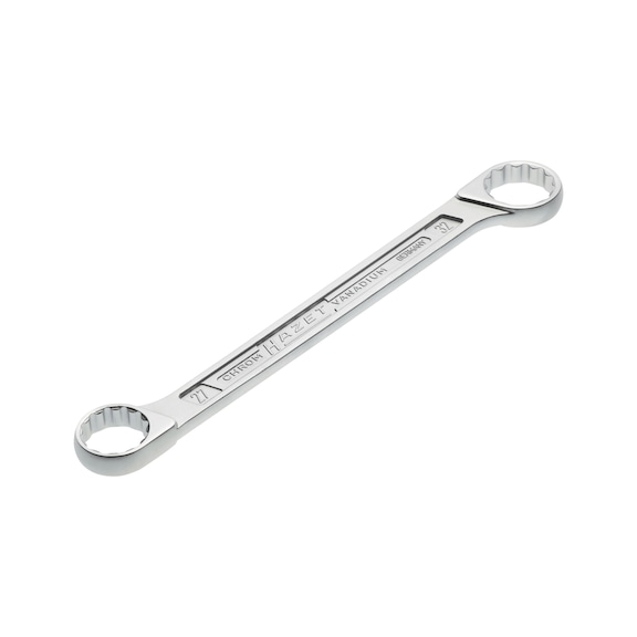 HAZET Double ring wrench 610N-27X32 External double hexagon traction profile - Double box wrench