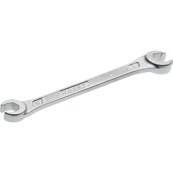 HAZET Double ring wrench open 612-12X14 External hexagon profile 12 x 14 mm - Double box wrench