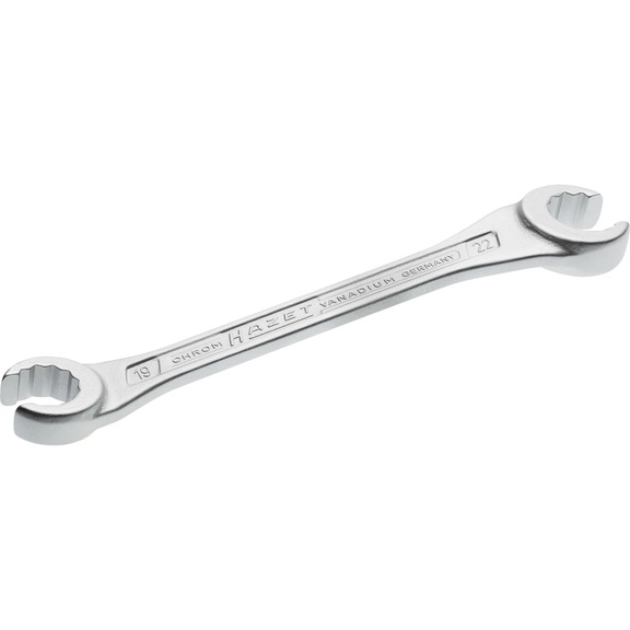 HAZET double ring wrench open 612-19X22 external double hexagon profile - Double box wrench