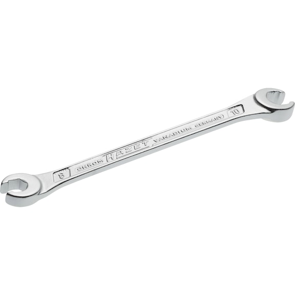 HAZET Double ring wrench, open 612-8X10 External hexagon profile 8 x 10 mm - Double box wrench
