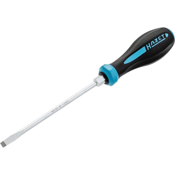 HAZET screwdriver HEXAnamic® 802-65 slotted profile 1.2 x 6.5 mm - Slotted screwdriver