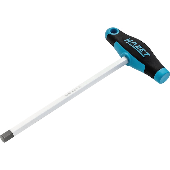 HAZET Screwdriver with T-handle 828-10 Internal hexagon profile 10 mm - Hexagon socket screwdriver