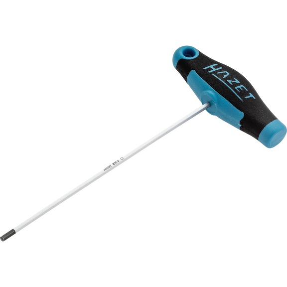 HAZET Screwdriver with T-handle 828-2 Internal hexagon profile 2 mm - Hexagon socket screwdriver
