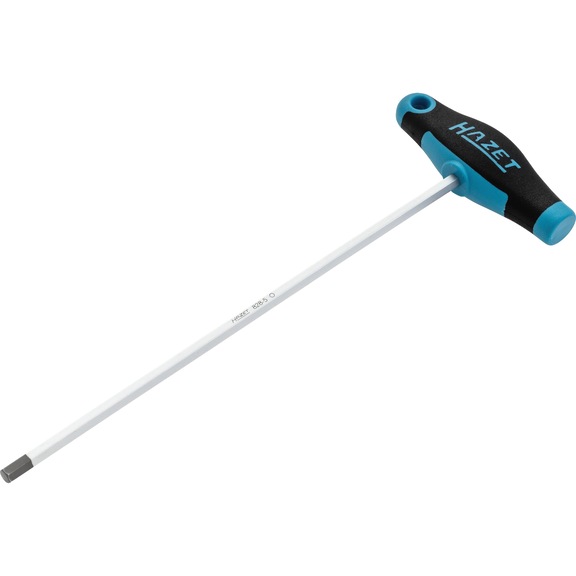 HAZET Screwdriver with T-handle 828-5 Internal hexagon profile 5 mm - Hexagon socket screwdriver