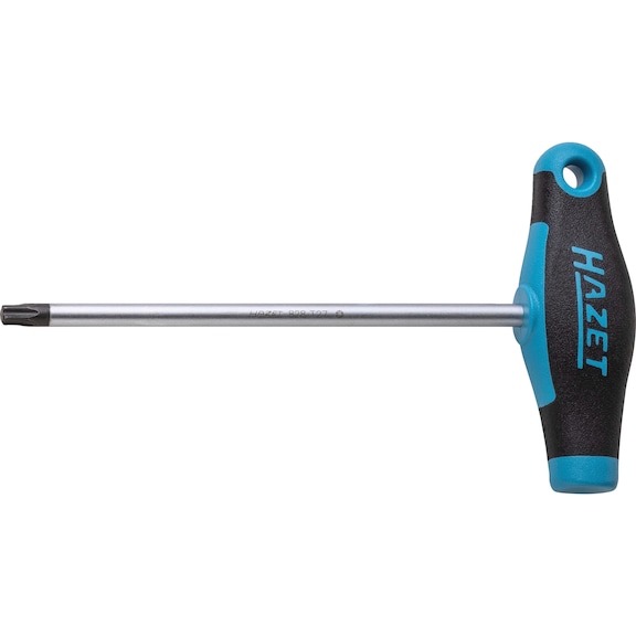 HAZET Screwdriver with T-handle 828-T27 Internal TX profile T27 - Hexagon socket screwdriver