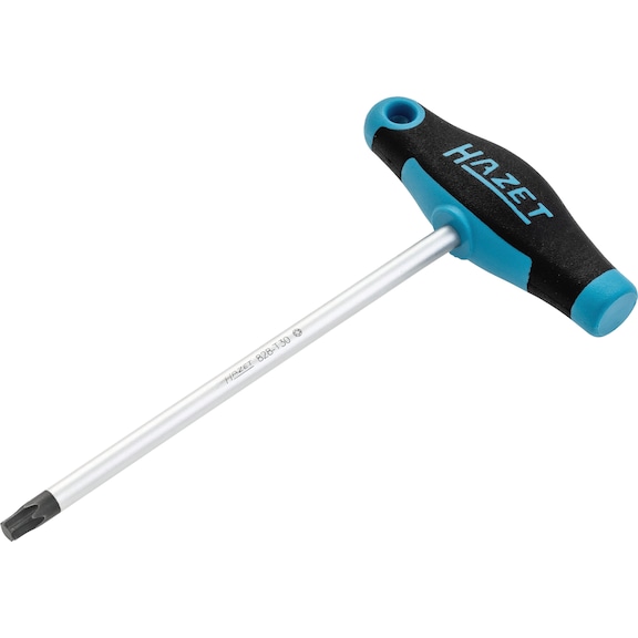 HAZET Screwdriver with T-handle 828-T30 Internal TX profile T30 - Hexagon socket screwdriver