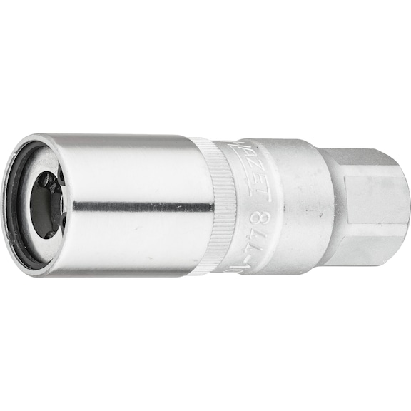 HAZET Stud extractor 844-10 Square 1/2 inch (12.5 mm) 27 mm - Stone bolt extractor