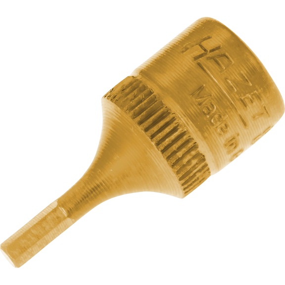 HAZET screwdriver socket 8501-2.5 square 1/4 inch (6.3 mm) - Hexagon socket insert (socket wrench)