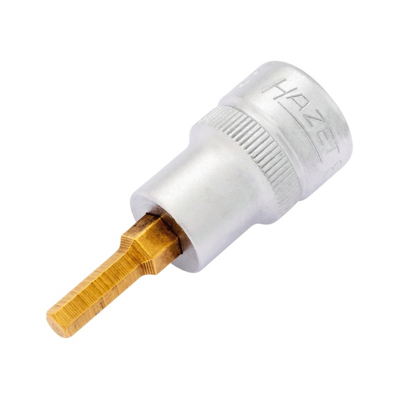 HAZET Screwdriver socket 8801K-4 Square 3/8 inch - Hexagon socket insert (socket wrench)