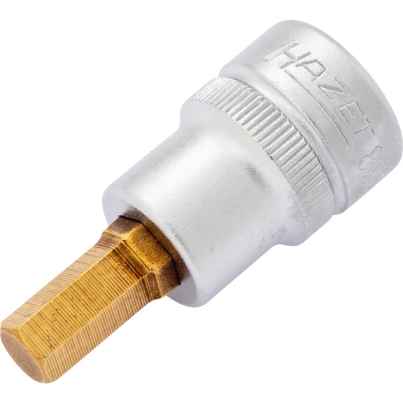 HAZET screwdriver socket 8801K-7 square 3/8 inch (10 mm) - Hexagon socket insert (socket wrench)