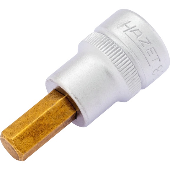 HAZET screwdriver socket 8801K-8 square 3/8 inch (10 mm) - Hexagon socket insert (socket wrench)