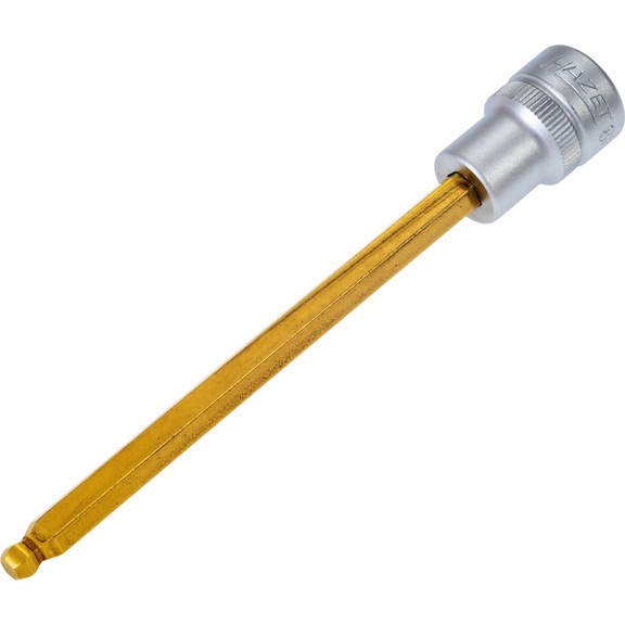 HAZET screwdriver socket 8801KK-5 square 3/8 inch (10 mm) - Hexagon socket insert (socket wrench)