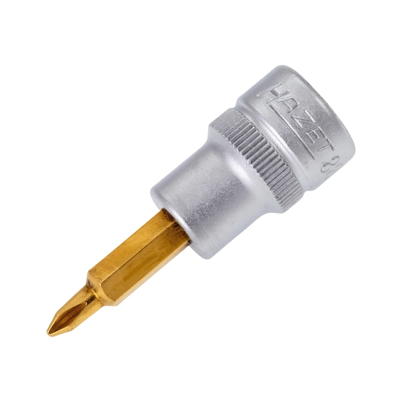 HAZET Screwdriver socket 8806-PH1 Square 3/8 inch - Phillips screwdriver bit