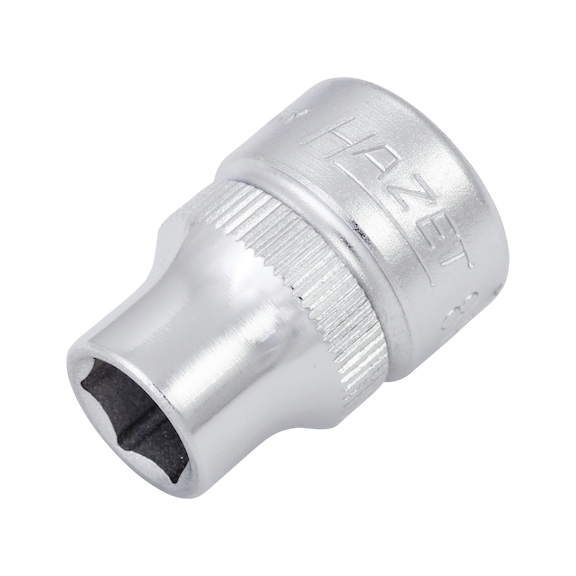 HAZET Sockets double hexagon 880A-5/16 square 3/8 inch (10 mm) - Socket wrench insert (hexagon)
