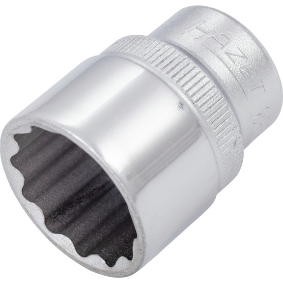 HAZET Sockets double hexagon 880AZ-11/16 square 3/8 inch - Socket set (12-edged)